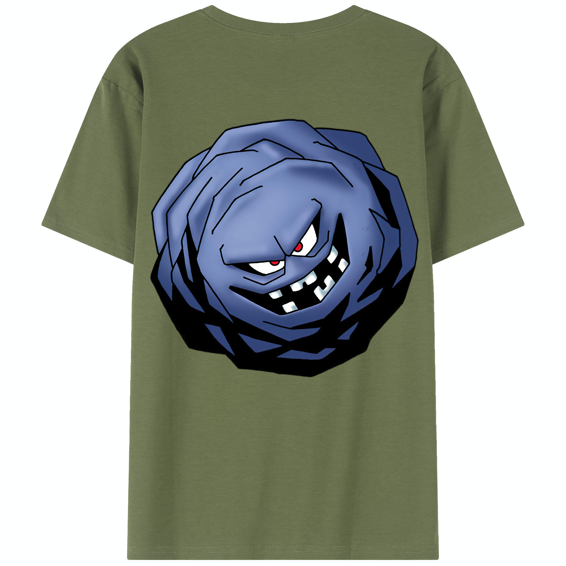 （画像用） ドラゴンクエスト Doragon Kuesuto Dragon Quest 綿100％半袖Tシャツ（背面プリント）